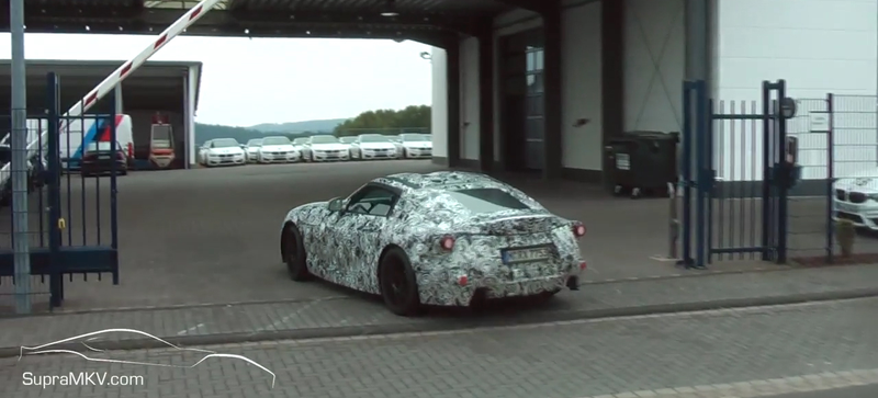 Illustration for article titled Here's The First Video Of The Next Toyota Supra In Action